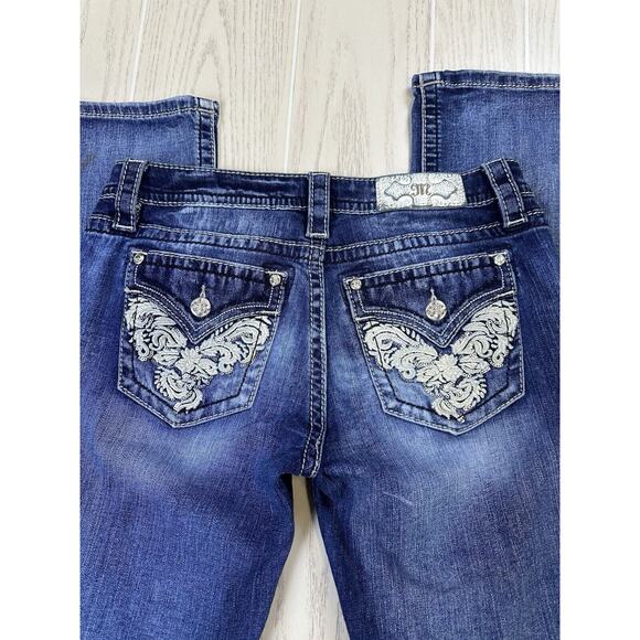 Miss Me Boot White Tab Jeans - Picture 6 of 6